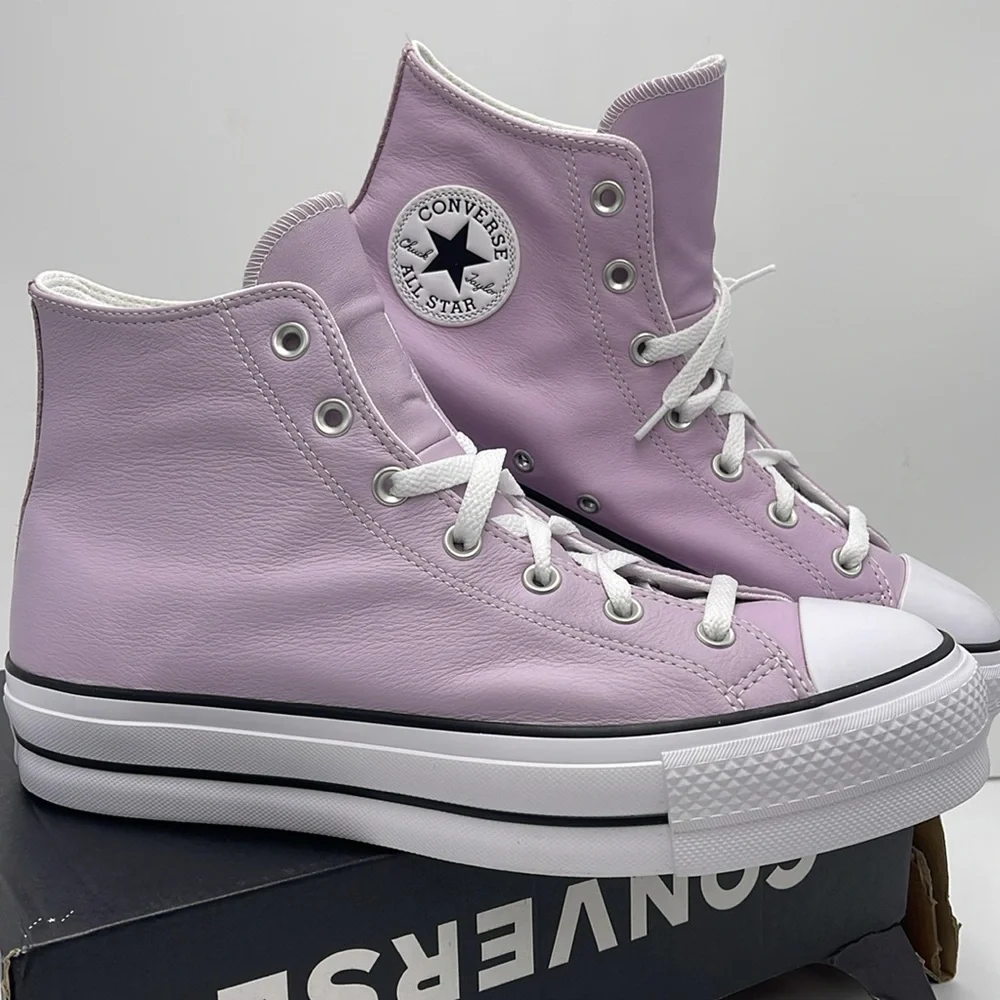 Converse WMNS CTAS LIFT H
PALE AMETHYST/WHITE/BLACK A07857C Platforms Sneakers - Picture 7 of 16